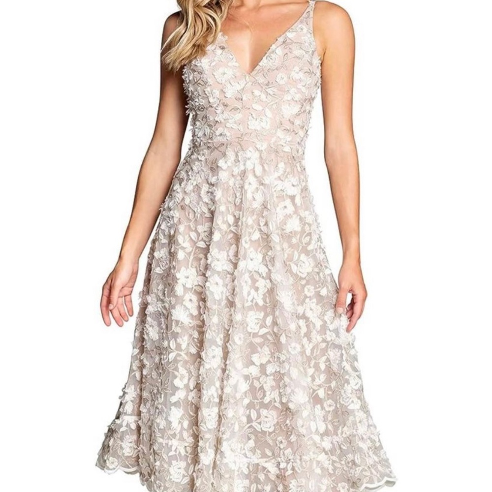 Formal Floral Dress/Wedding Dress